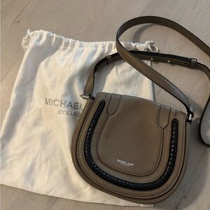 Michael‎ Kors Skorpios Leather Tan Crossbody